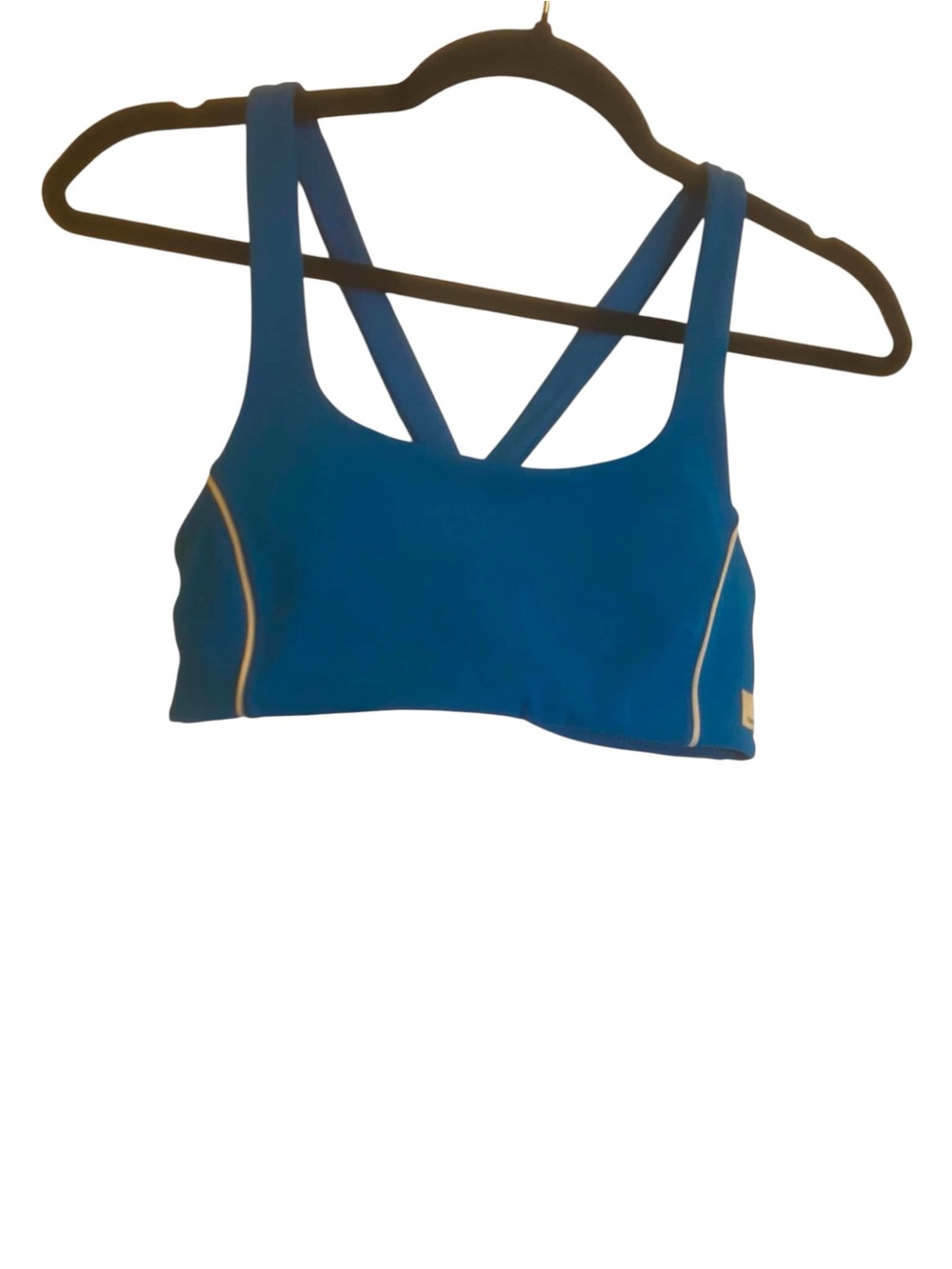 NWOT Vuori Daily Piped Bra REGATTA BLUE Size Small